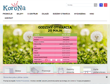 Tablet Screenshot of centrum-korona.pl